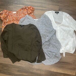 Express, Chaus, Hailey & Co, BCX 4 Chic blouses all small bundle lot work school